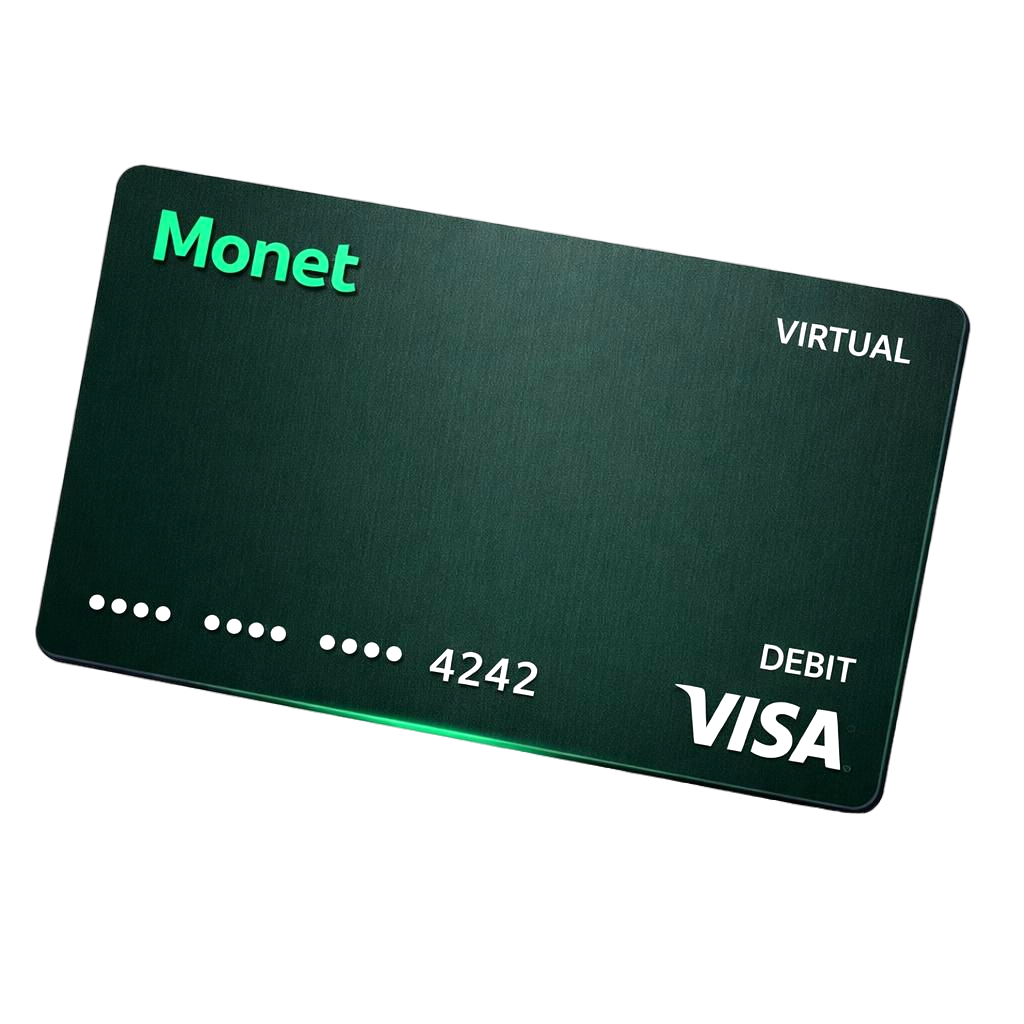 Monet Visa Card